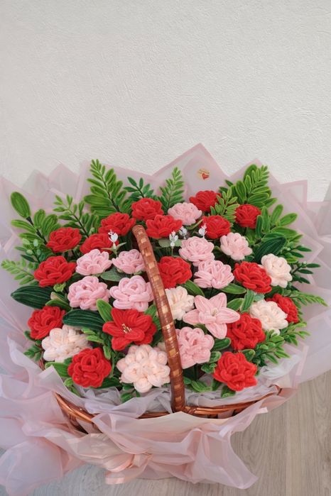 Flori din sârmă plușată