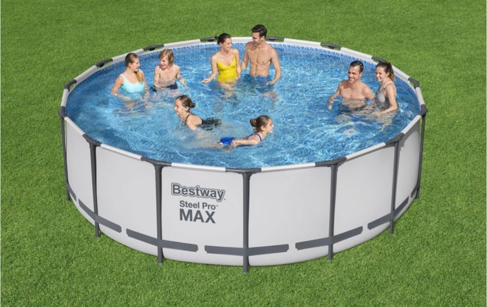 Басейн сглобяем 4.57м1.22м Bestway пълен комплект гаранция 2год.Нов