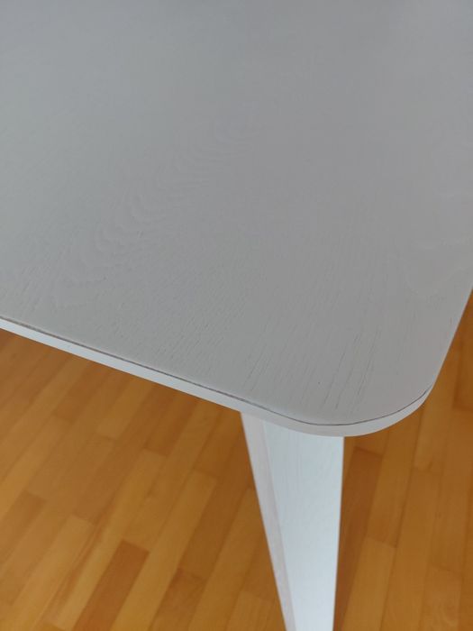 Masa Living Jasmin, Furniruita, Alb, 165 X 95 X 78 Cm