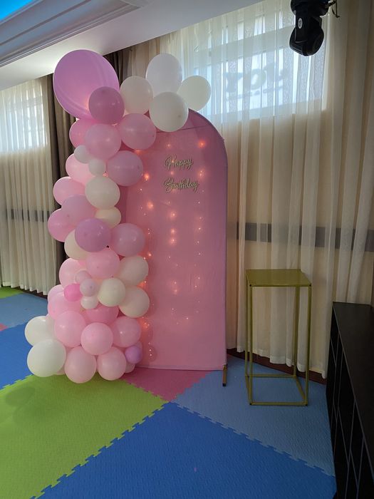 Арка за балони под наем,пайетена стена