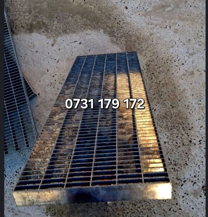 trepte zincate galvanizat la comandă