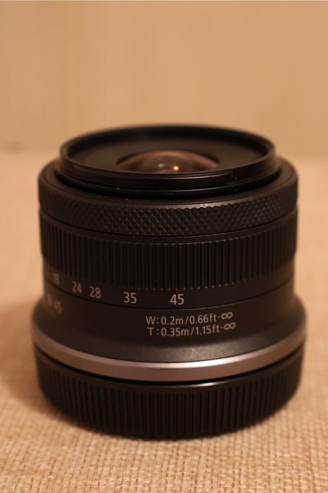 Canon RF-S 18–45mm f/4.5–6.3 IS STM – като нов, неползван