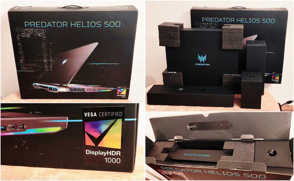 17.3 4K UHD Mini LED 1000nits/NVidia RTX 3080 16GB 175W/Intel Core i9-11980HK/16GB RAM/512GB SSD NVMe/Acer Predator Helios 500 геймърски лаптоп gaming