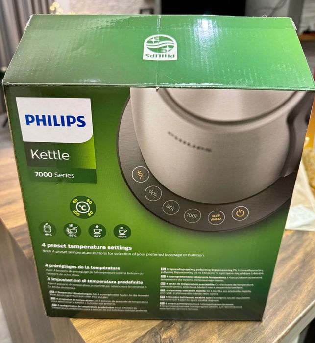 Електрическа канa PHILIPS СИВ, 1.70 L, 2200 W