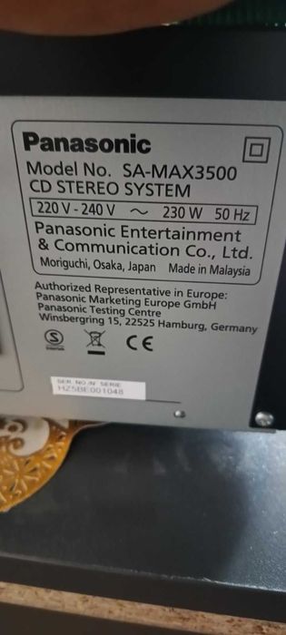 Продавам Panasonic SC-MAX3500