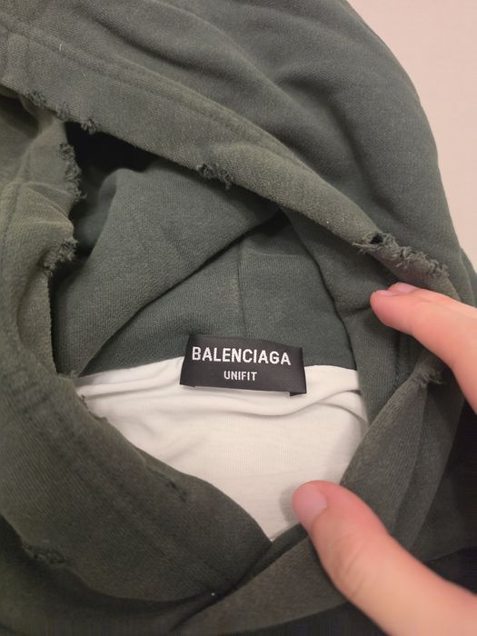 Balenciaga Hanorac Logo Verde