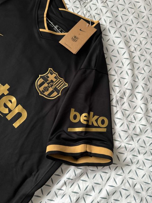 Tricou Messi Barcelona la liga negru barca