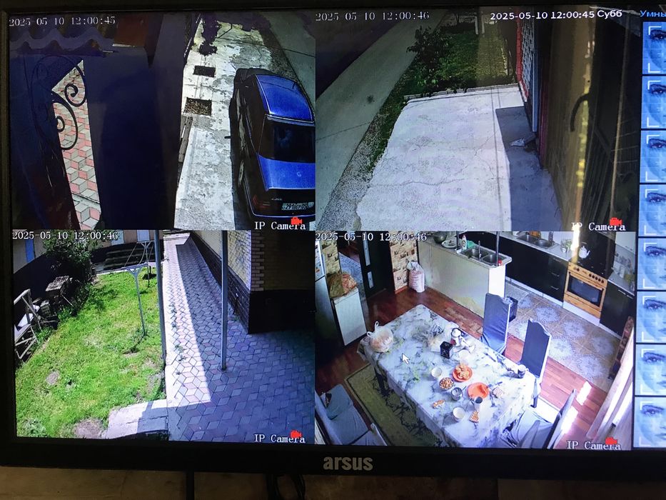 Установка систем видеонаблюдения