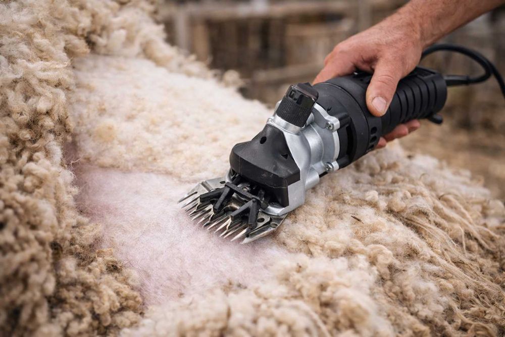 Foarfeca electrica profesionala tuns oi 1000W 2400RPM cu trusa