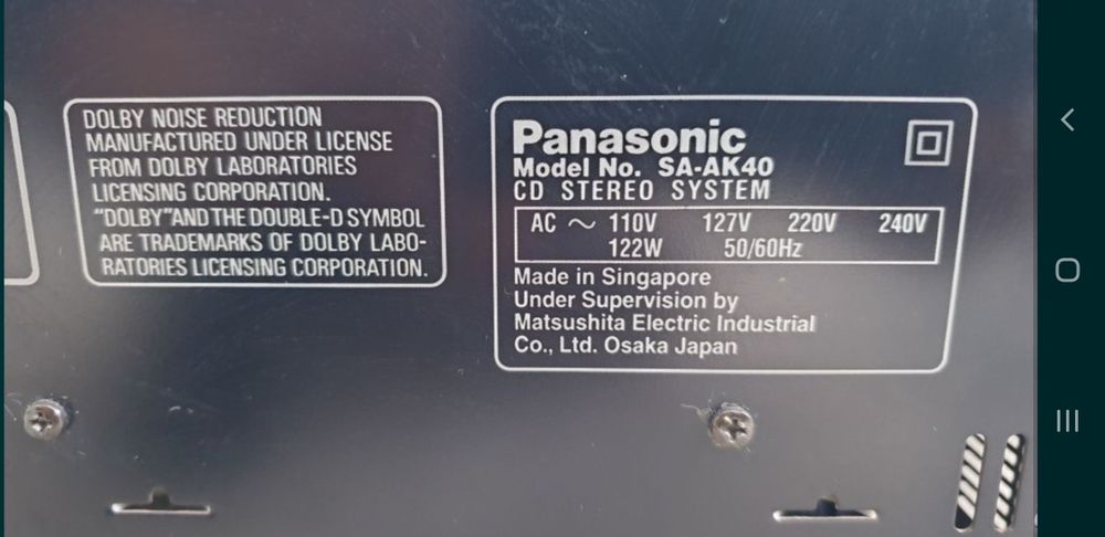 Panasonic лар. Ишлайди.