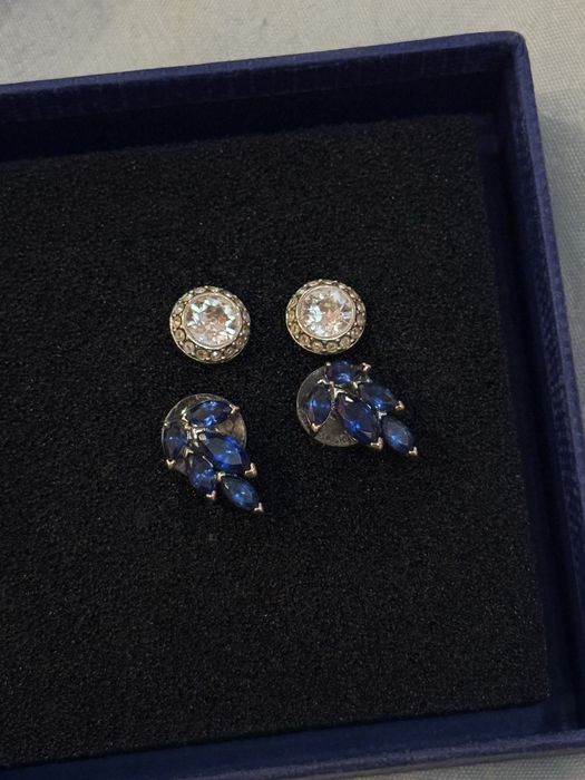 Сребърни обеци Swarovski