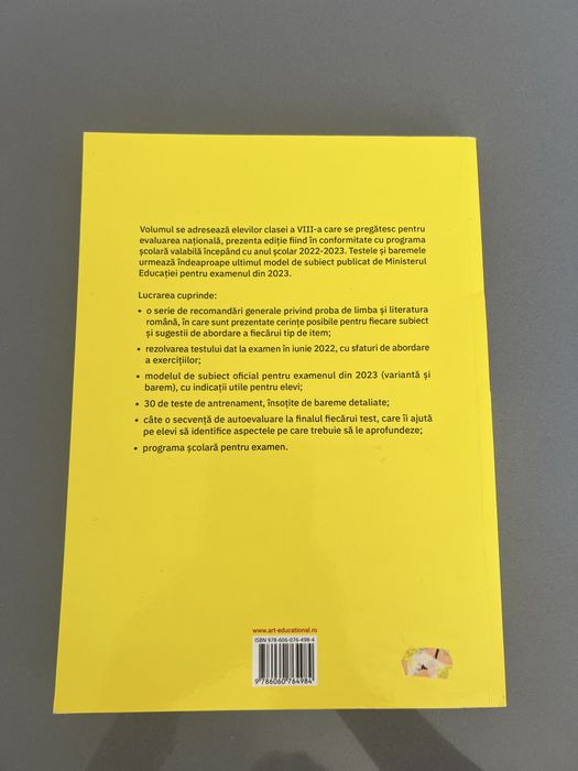 Evaluarea nationala clasa a VIII-a