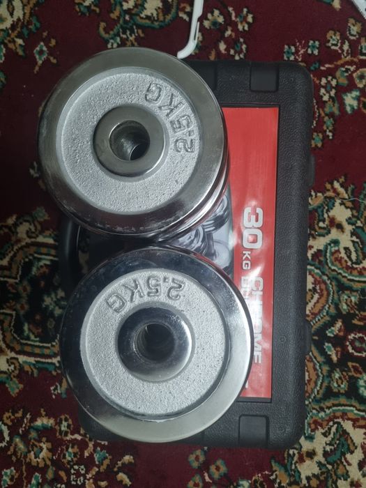 Gantel 30 kg uy sharoitida qulay
