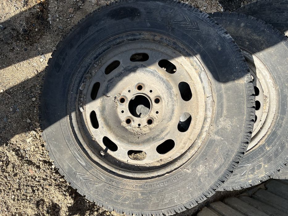 Резина с дисками железки