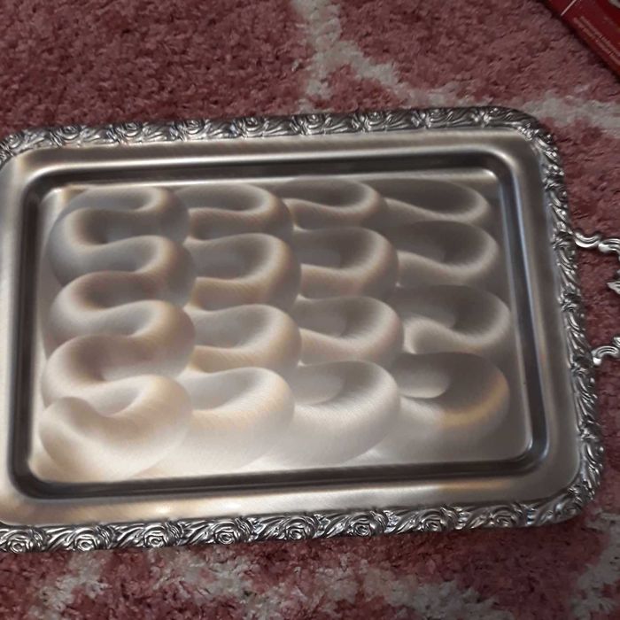 Посребрен Поднос