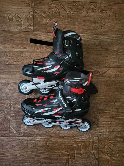 Ролики черные Rainbow