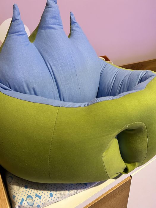 Детски пуф зелен