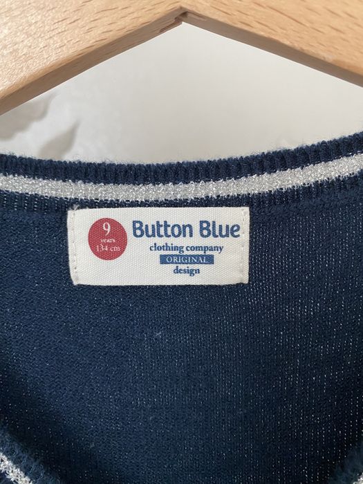 Жилет школьный! Button blue!