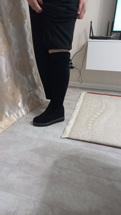 Продам сапоги ботфорды