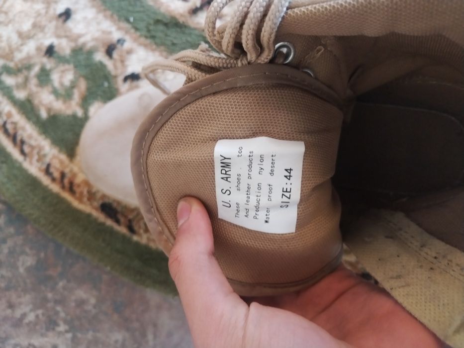 Берцы военный бежевый