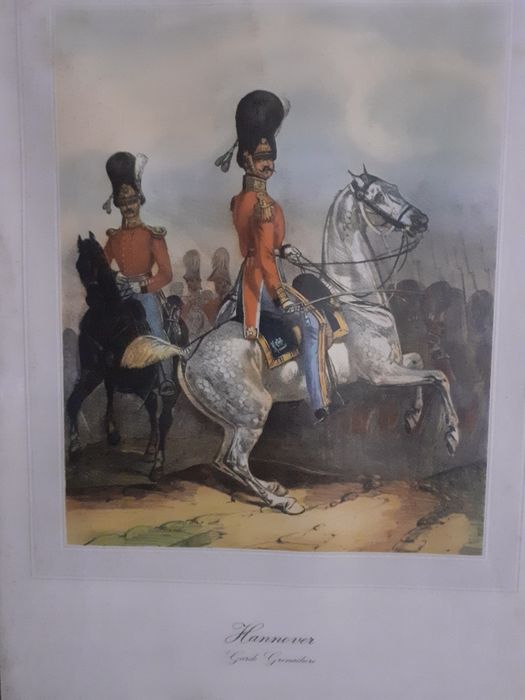 Lot 4 litografi vechi ,Germania