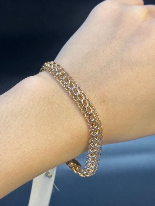 Золото 585  Браслет Масса: 18,2