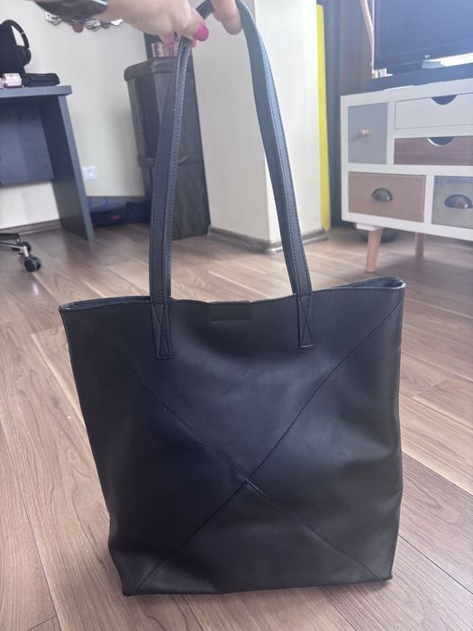 Чанта mango естествена кожа