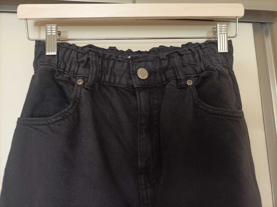 Pantaloni PULL&BEAR, negri, mar.M (36-38)