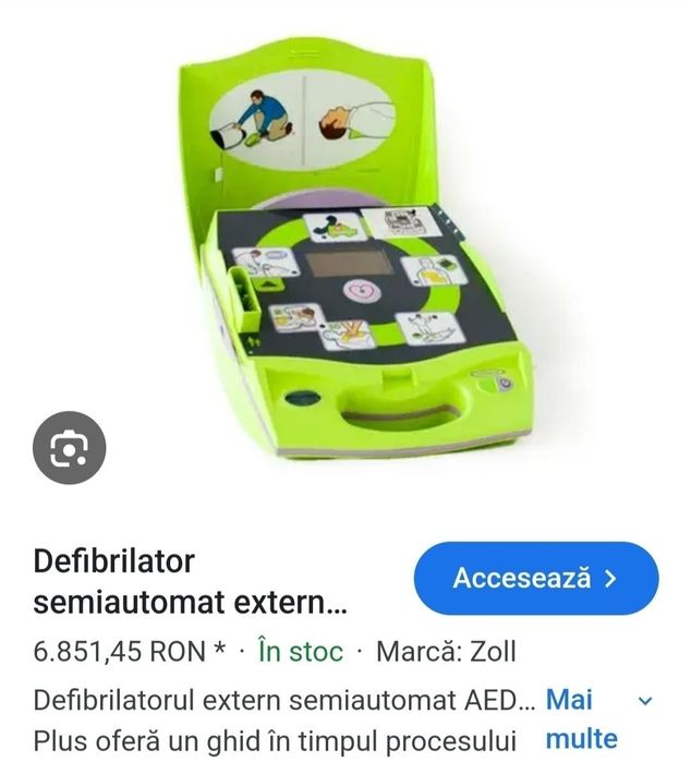 Defibrilator ZOLL AED PLUS - Profesional. Nou !