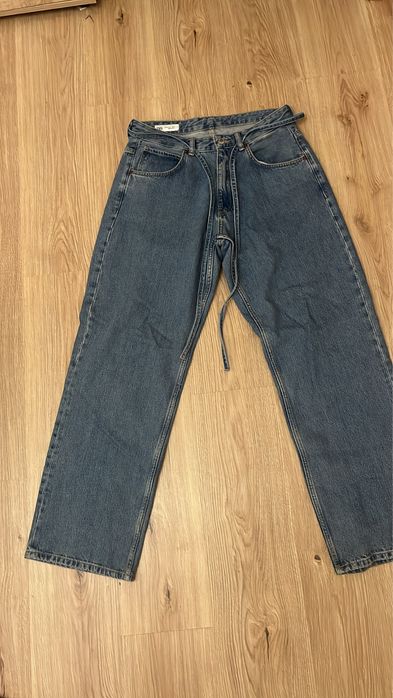 Zara дънки с връзки