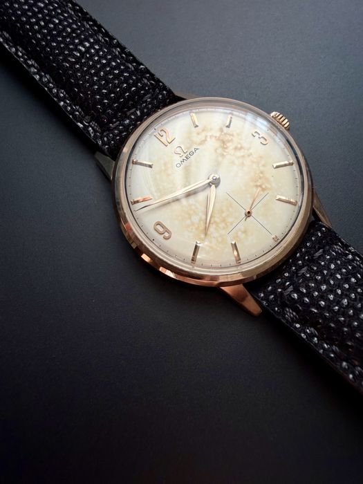 Ceas Omega cal 268. Aur masiv 18k