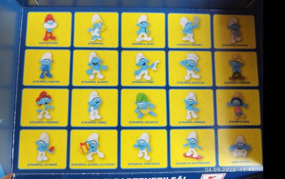 Set complet 20 strumfi Kaufland 2025