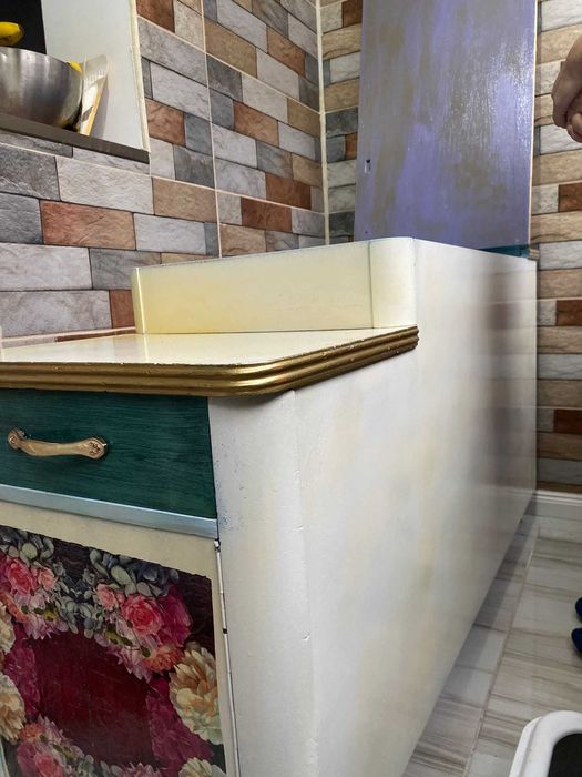 Lada depozitare cu trapa din lemn masiv, restaurata