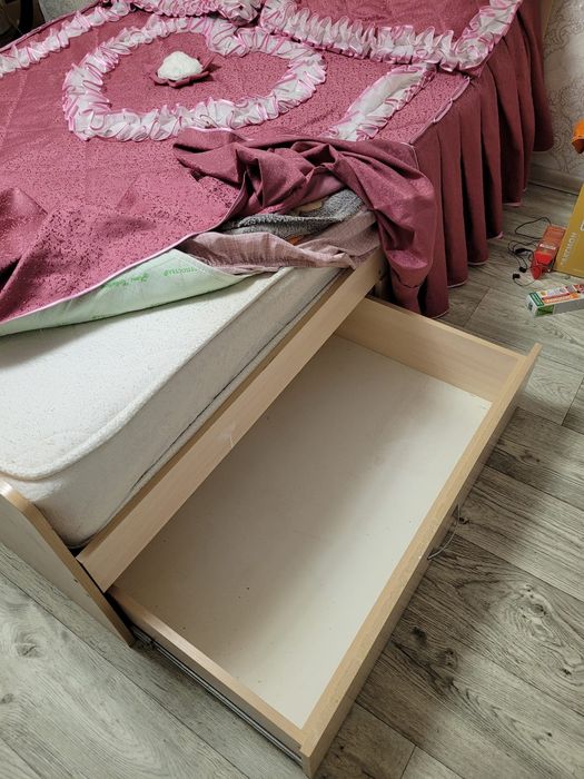 Кровать + ортопедический матрас