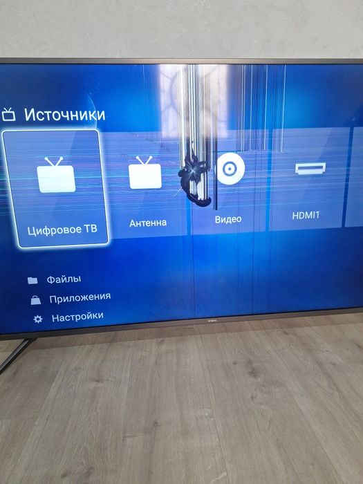 Продаётся телевизор Yasin на запчасти, диагональ 50