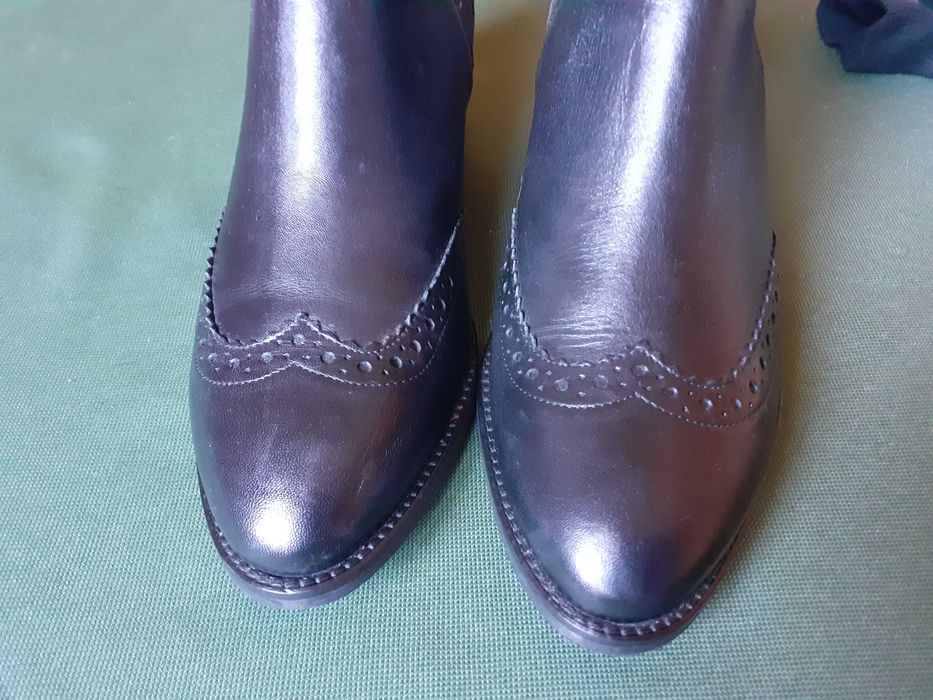 Botine damă Piele naturală River Island nr. 37 ghete femei cu elastic