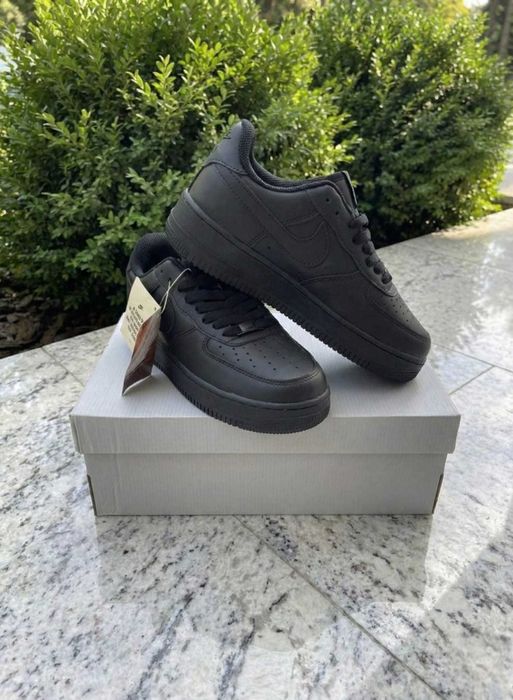 Adidasi Nike Air Force 1 Triple Black Low