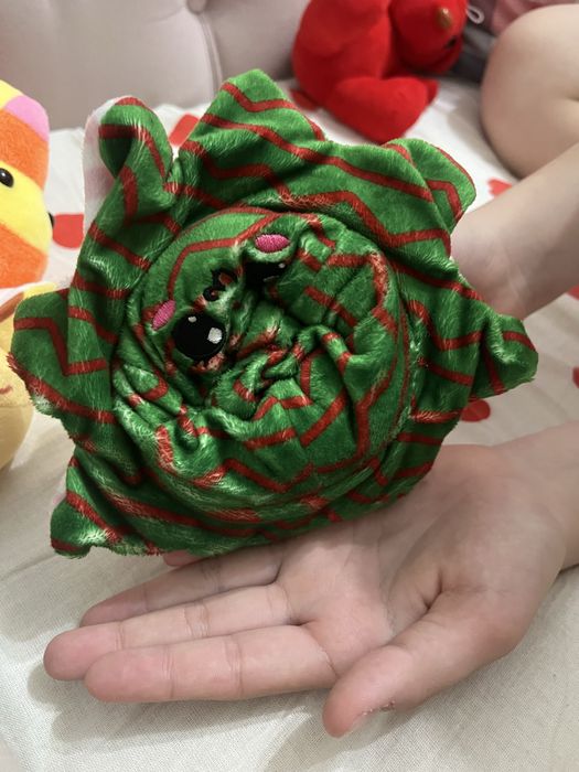 Мякгая игрушка двухстороний осминог
