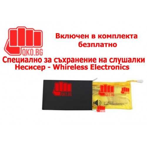 Невидими микрослушалки с блутут и вискок клас микрофон.