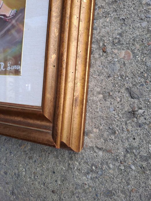 tablou pictura pe panza 72/62 cm semnat