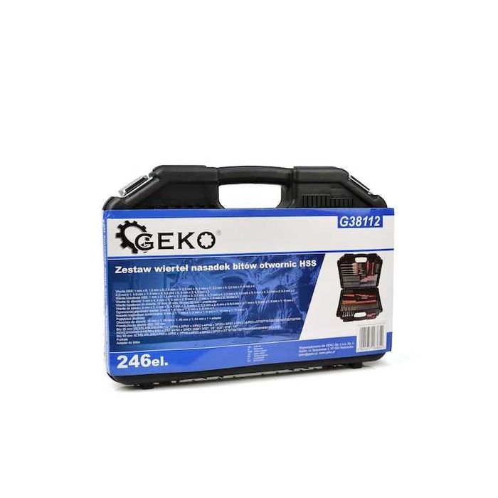 Set de 246 burghie pentru surubelnita cu cutie de depozitare,nou