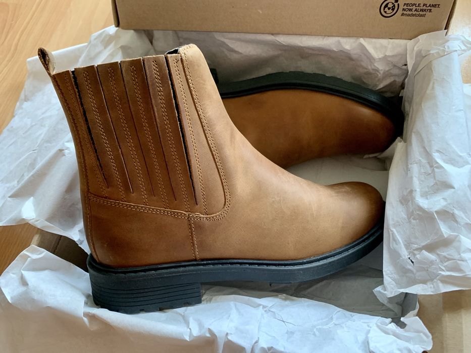 Кожени боти Clarks, номер 40