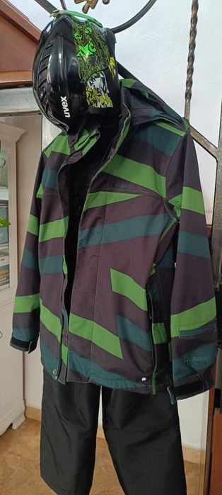 Costum ski băieți+cască