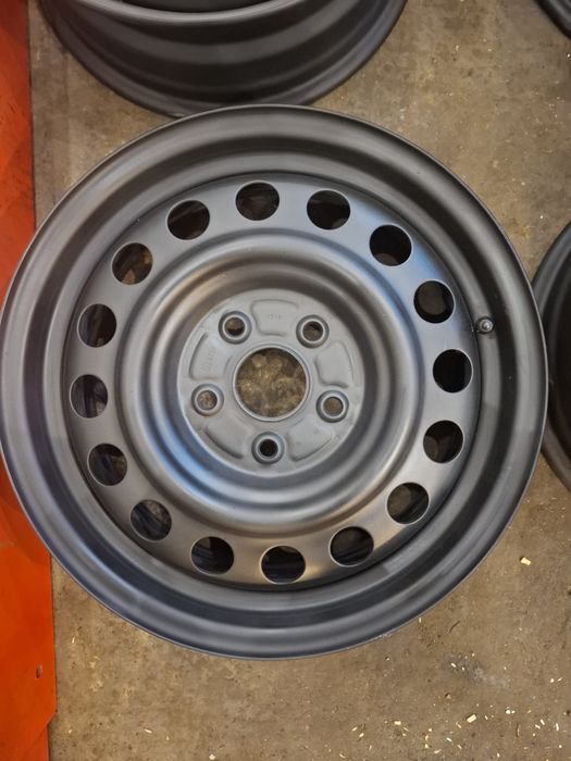 Set 4 jante tablă R15 6Jx15 ET50 – 5 prezoane – stare foarte bună