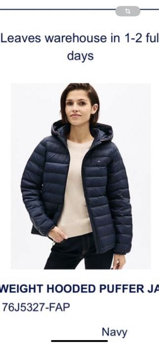 Tommy Hilfiger новая куртка