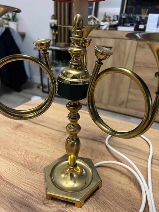 Френска настолна лампа от месинг