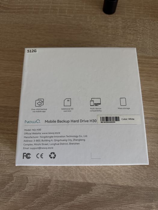 Hard disk extern NEWQ External SSD 512 GB