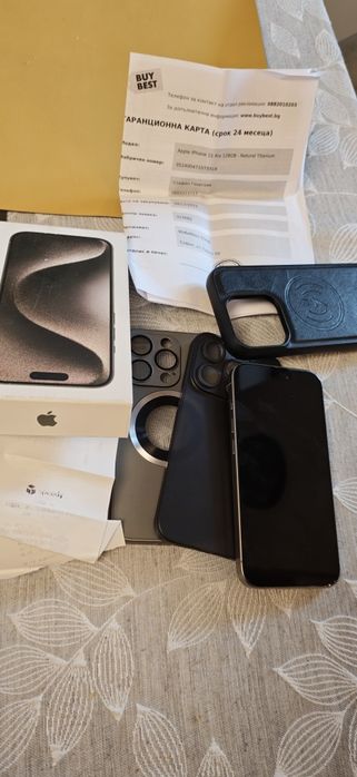 Iphone 15 pro Natural titanium