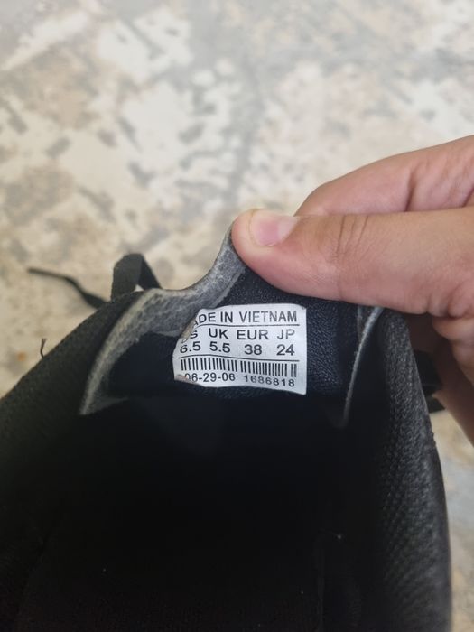 Футзалка NIKE TIEMPO чёрный размер 38