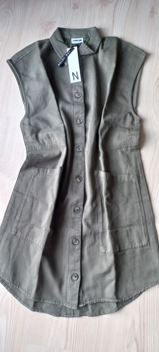 Rochie tip camasa kaki